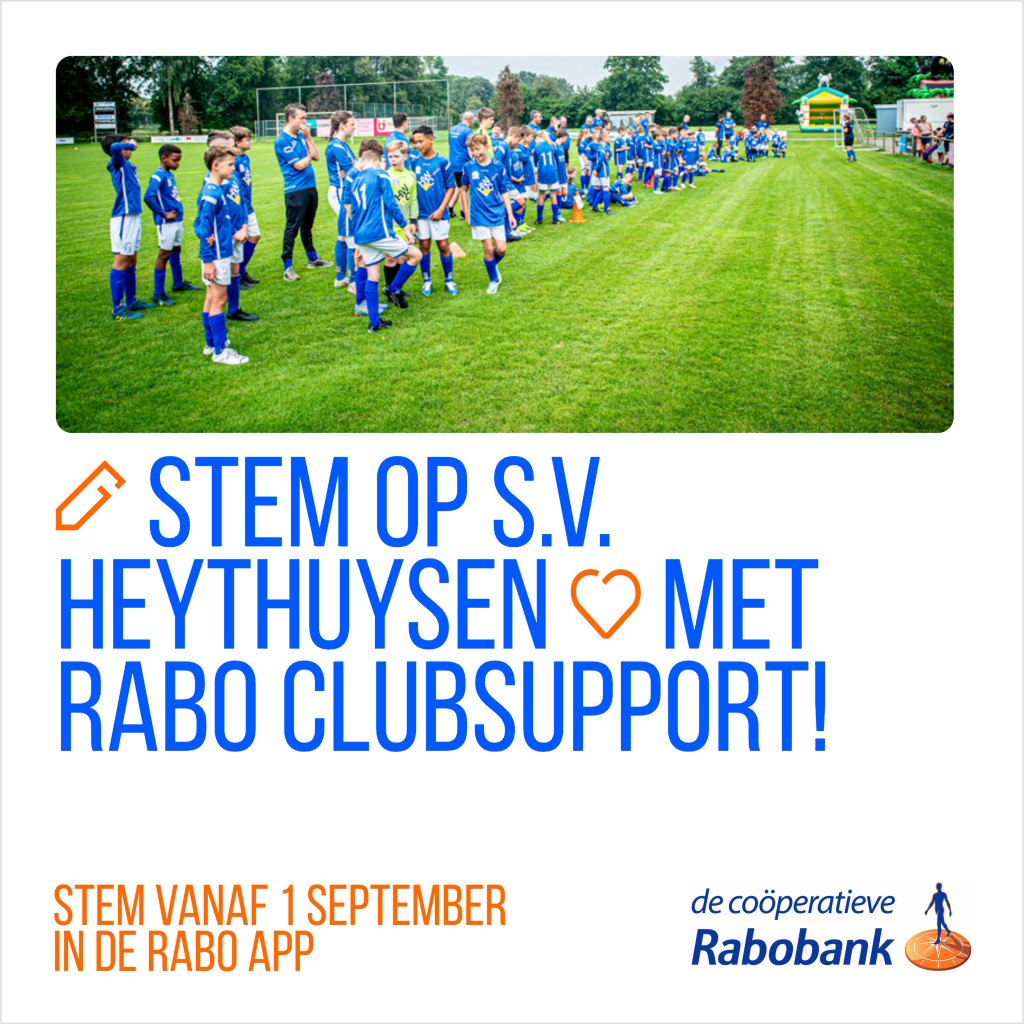 Rabobank Poster ter promotie ClubSupport